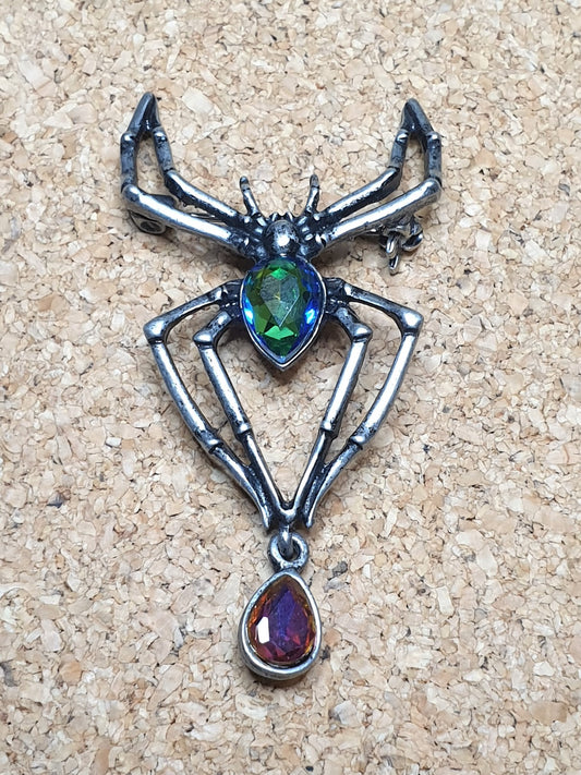 Jewel Spider Brooch