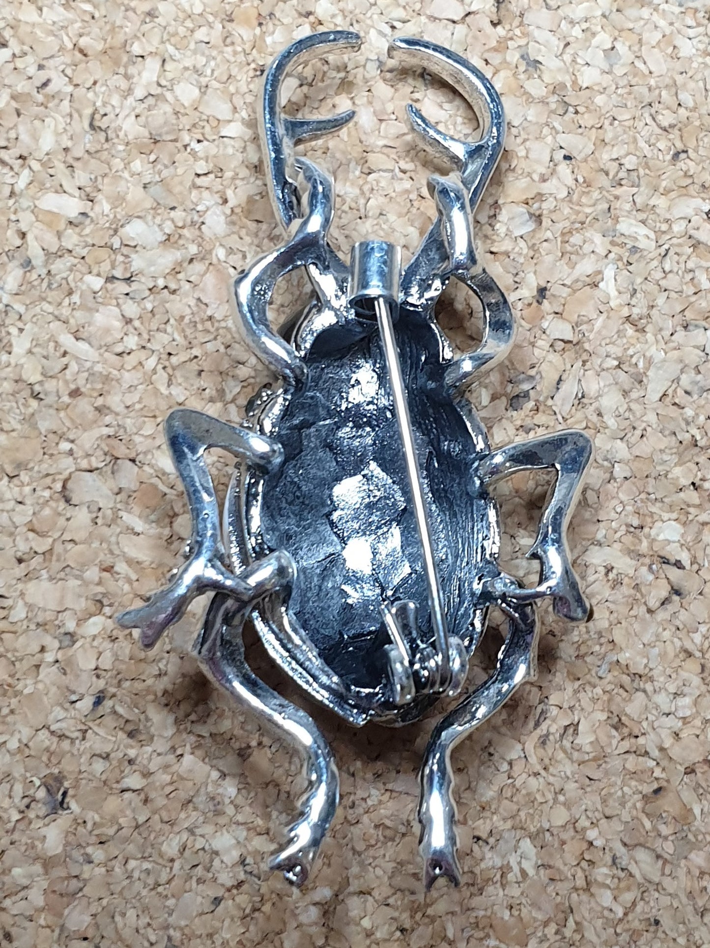 Stag Beetle Brooch - Bipolar