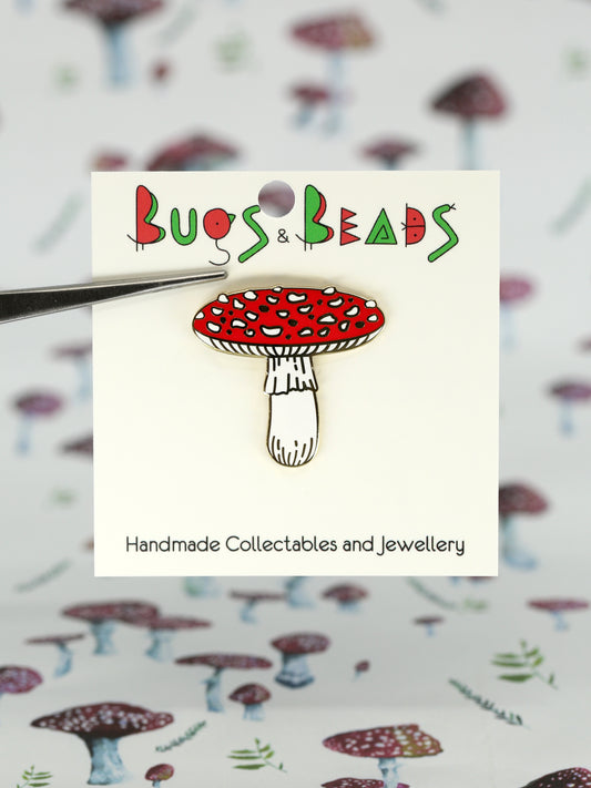 Fly Agaric pin