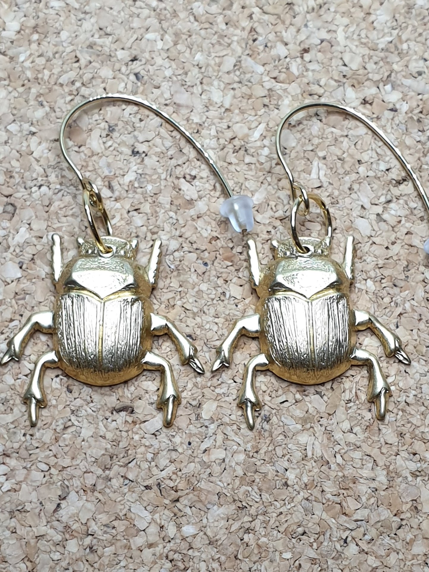 Dung Beetles on short hooks - Brass & Stainless Steel