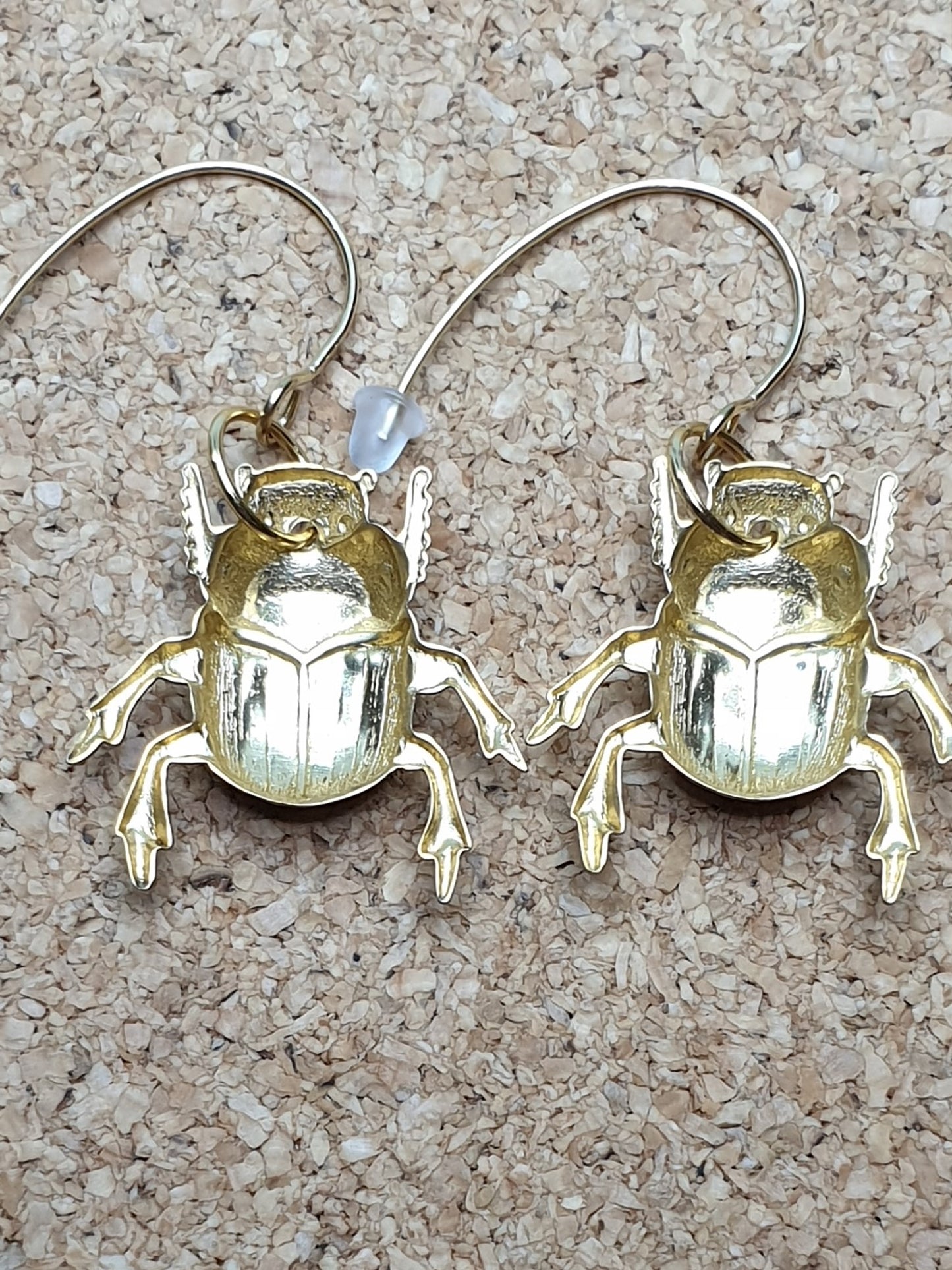 Dung Beetles on short hooks - Brass & Stainless Steel