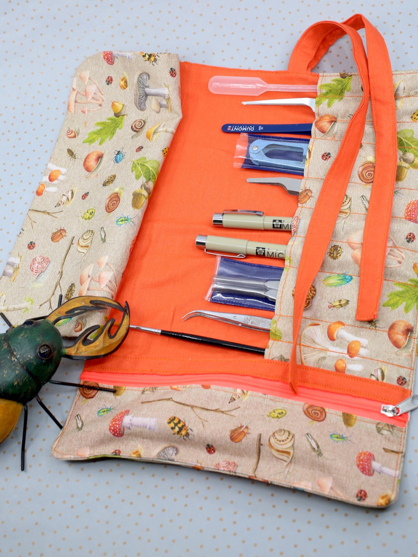 The indispensable entomological tool roll up -Fungi & Bugs