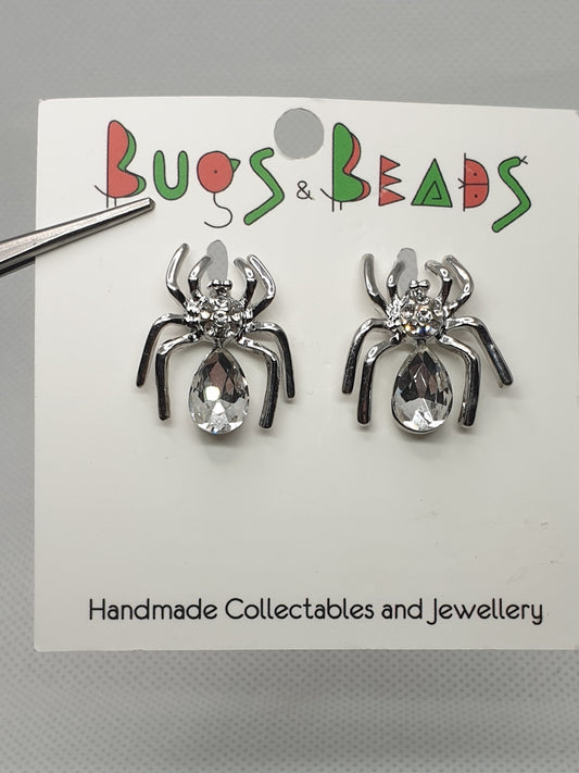 Spider Studs - Silver