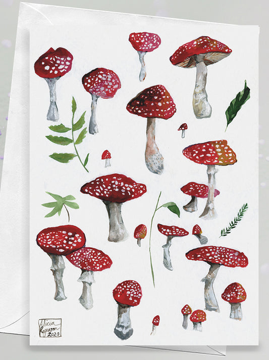 Fly Agaric Greeting Card