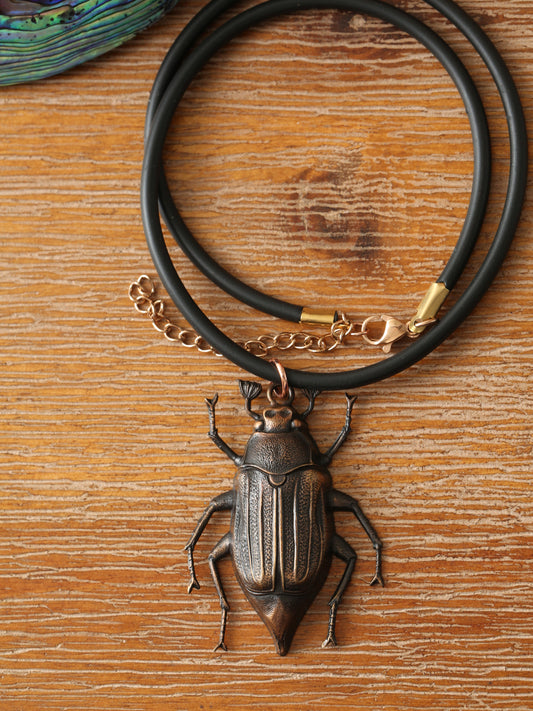 Chafer/June Beetle necklace