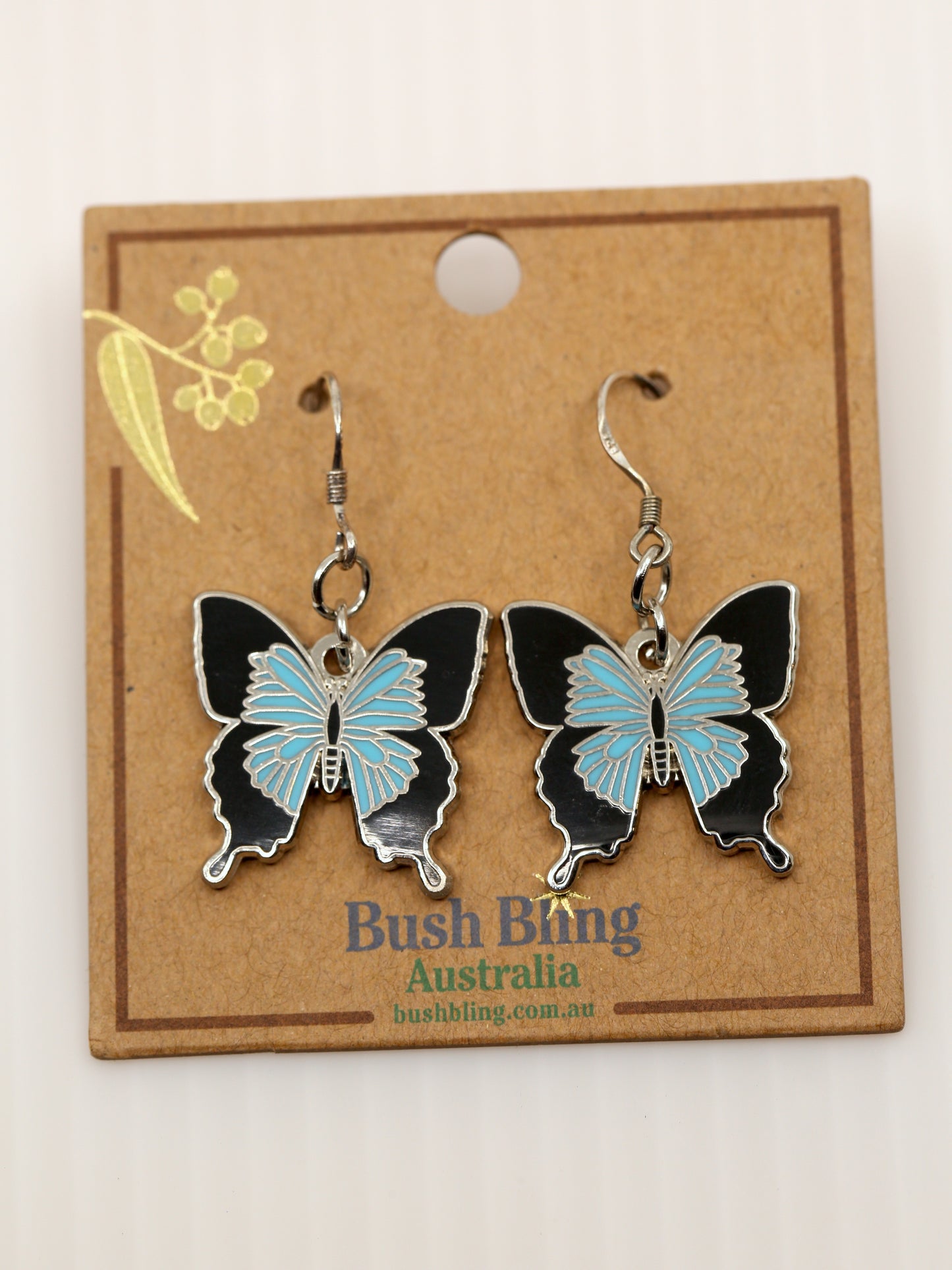 Ulysses butterfly earrings - Sterling silver