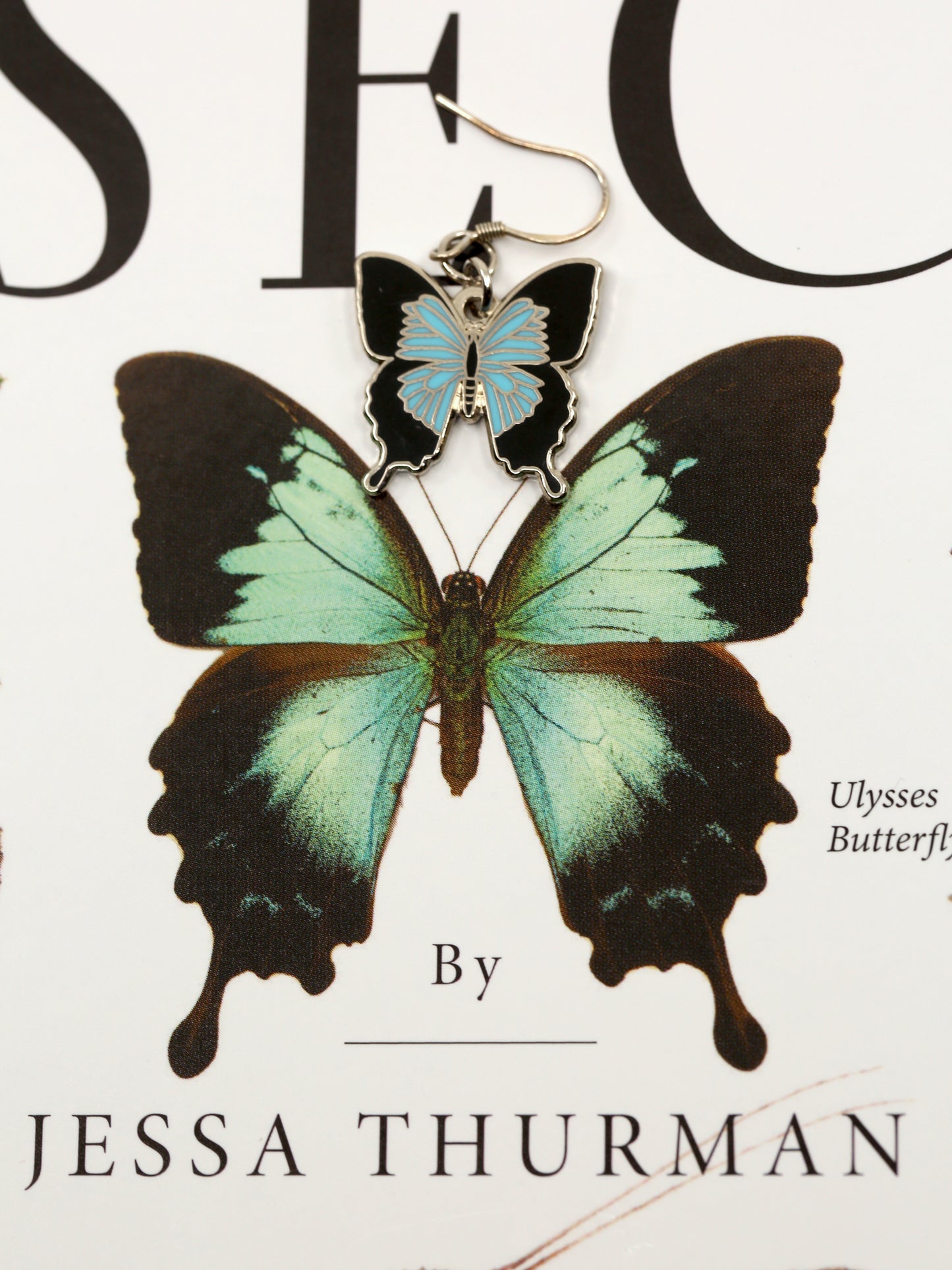 Ulysses butterfly earrings - Sterling silver