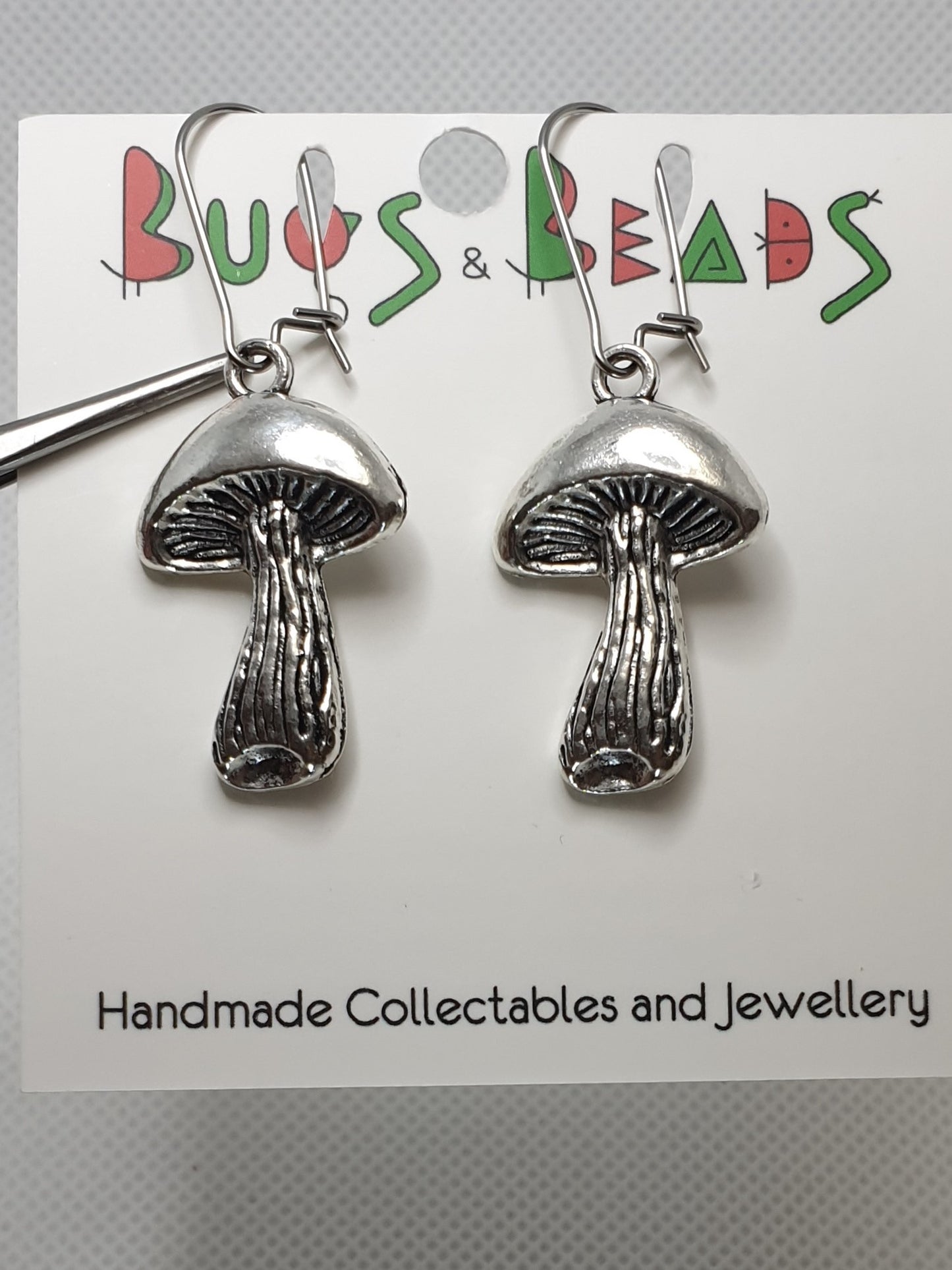 Gilled Mushrooms earrings