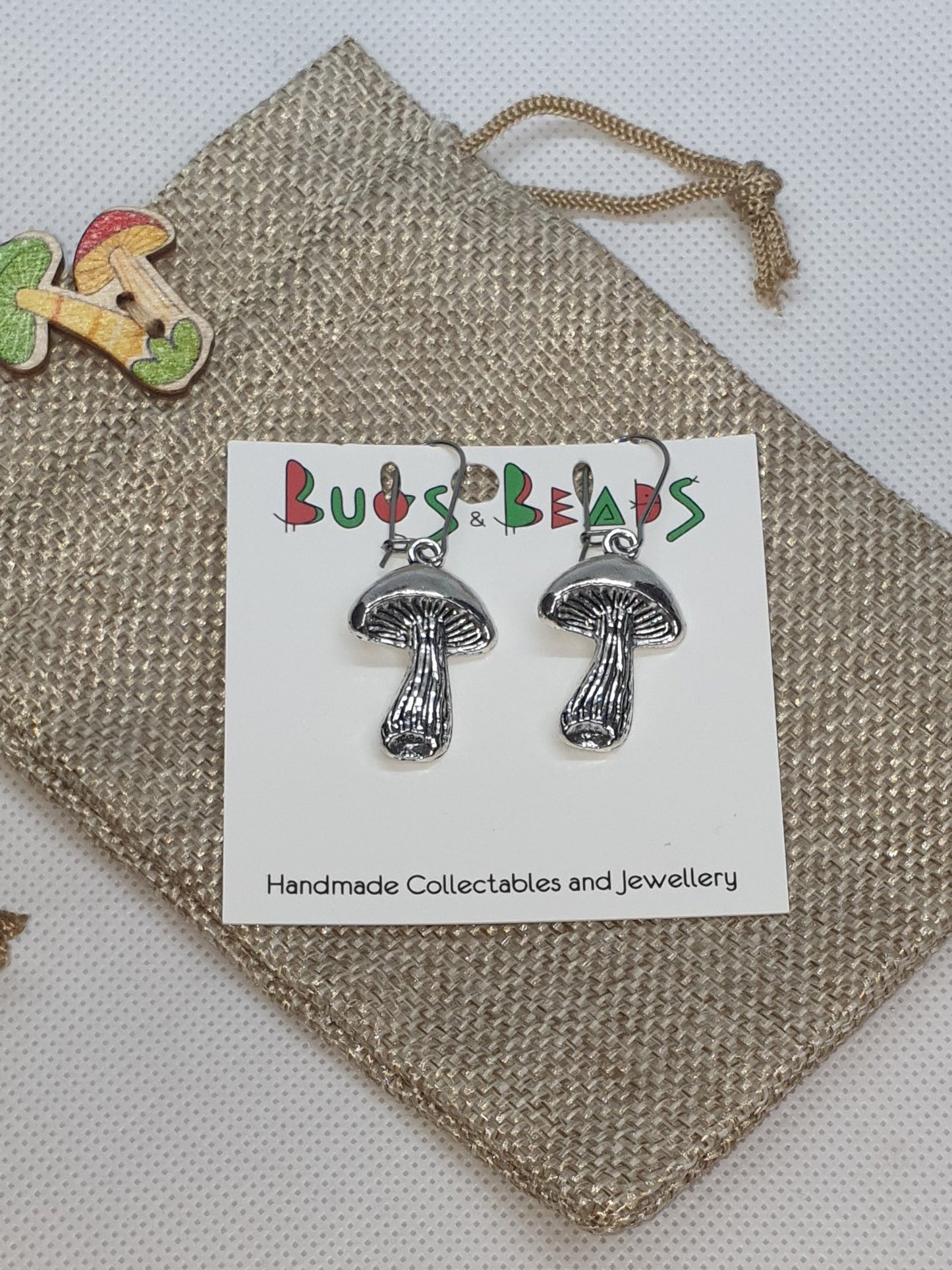 Gilled Mushrooms earrings