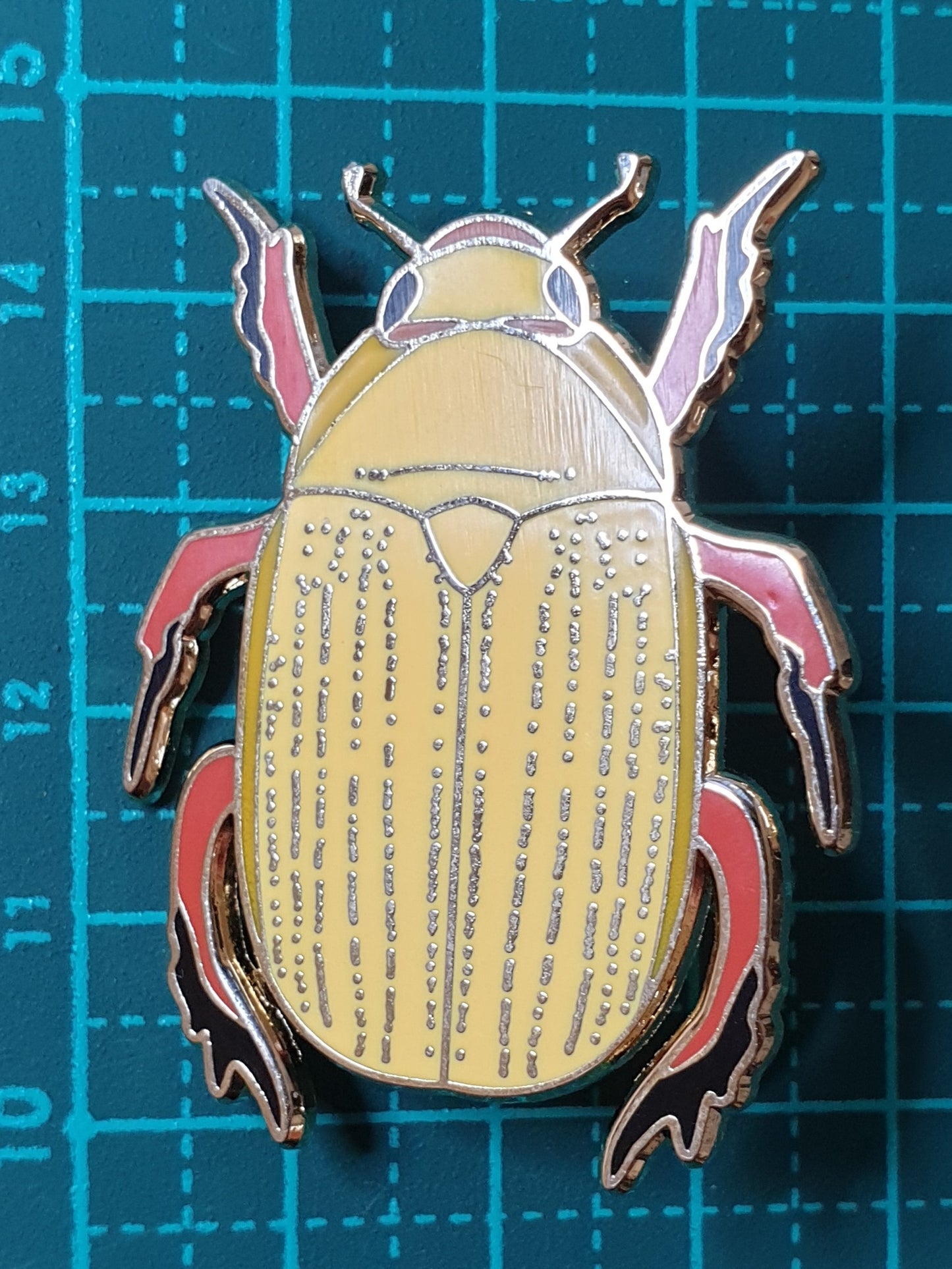 Christmas Beetle Pin