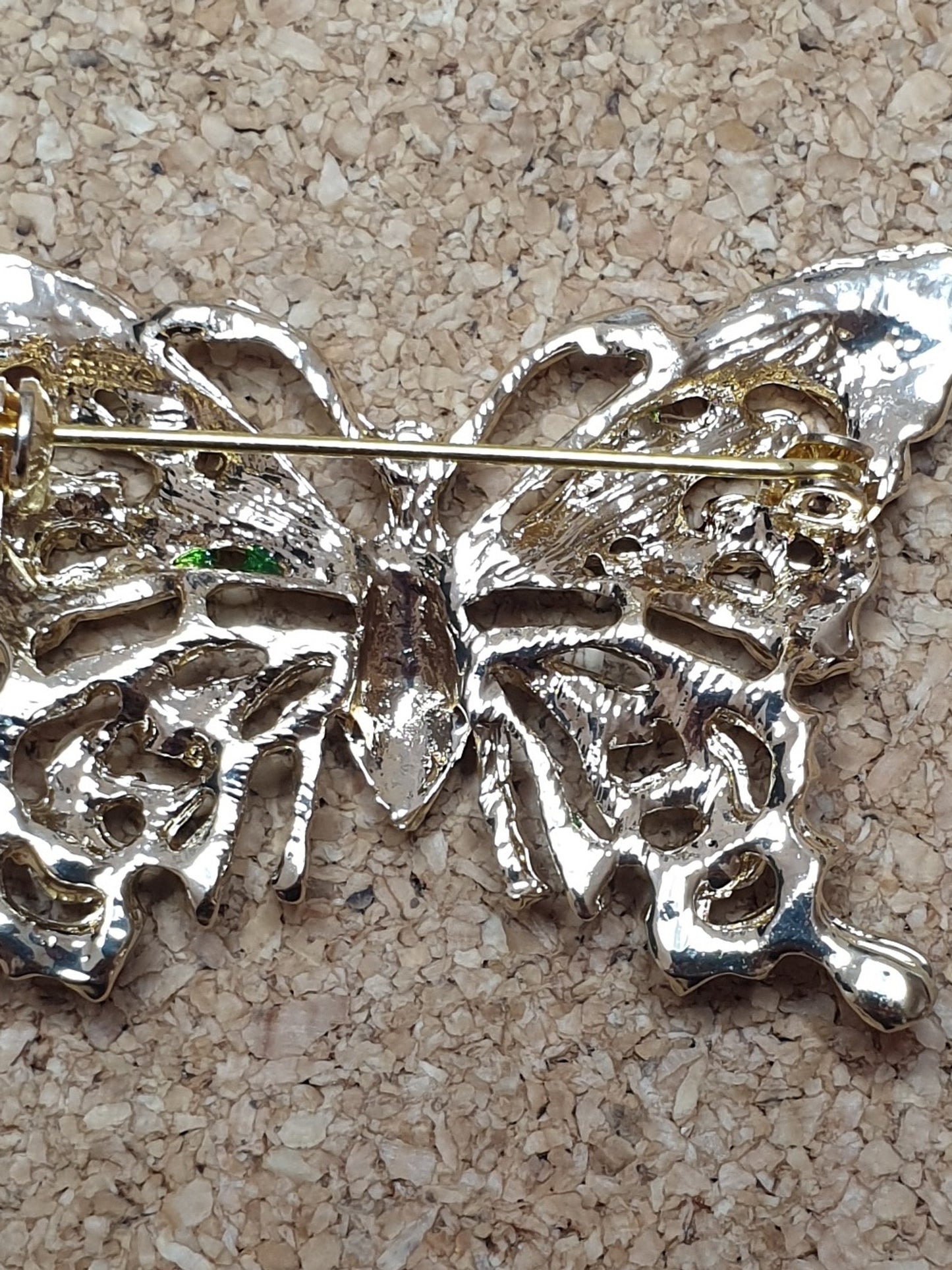 Butterfly Brooch - Purple Tip