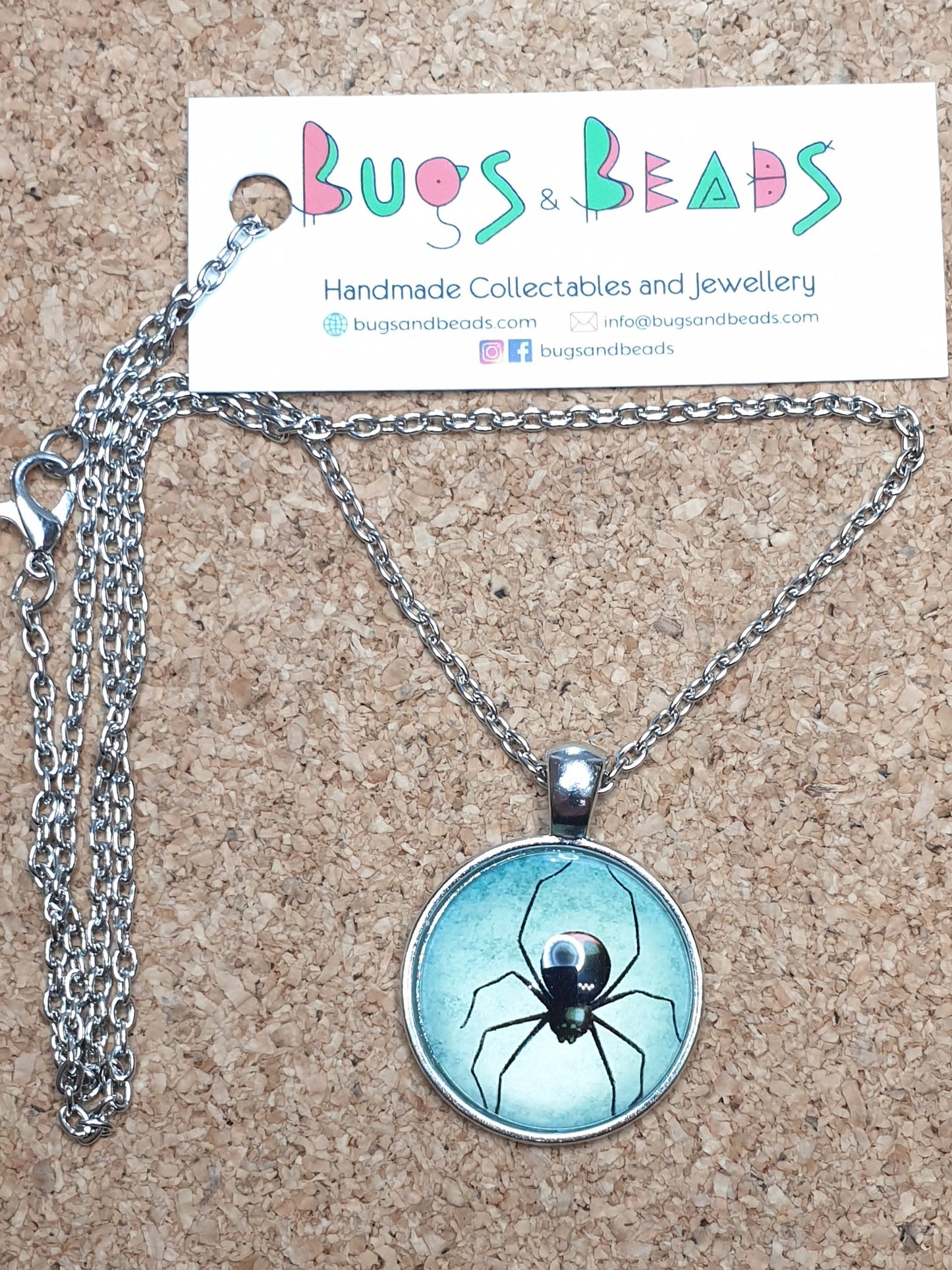 Redback Spider Necklace