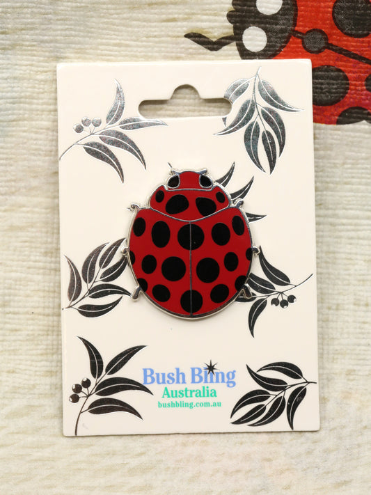 Australian Ladybird pin