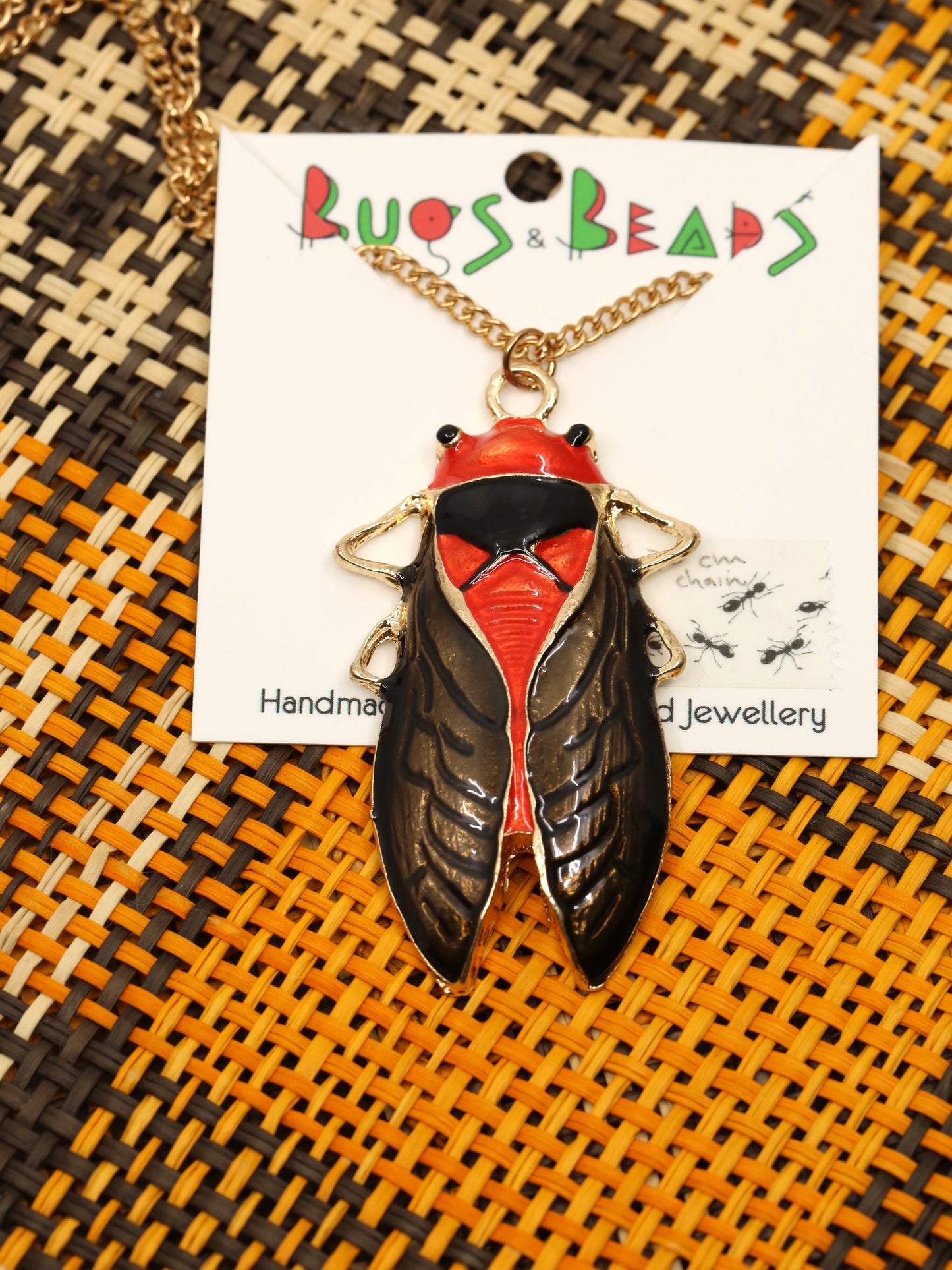 Cicada Necklace - Gold