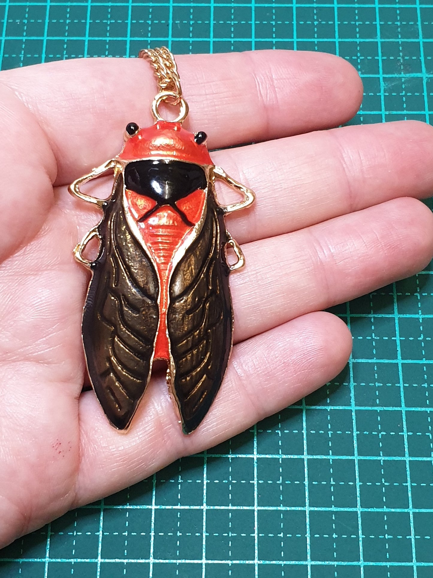 Cicada Necklace - Gold