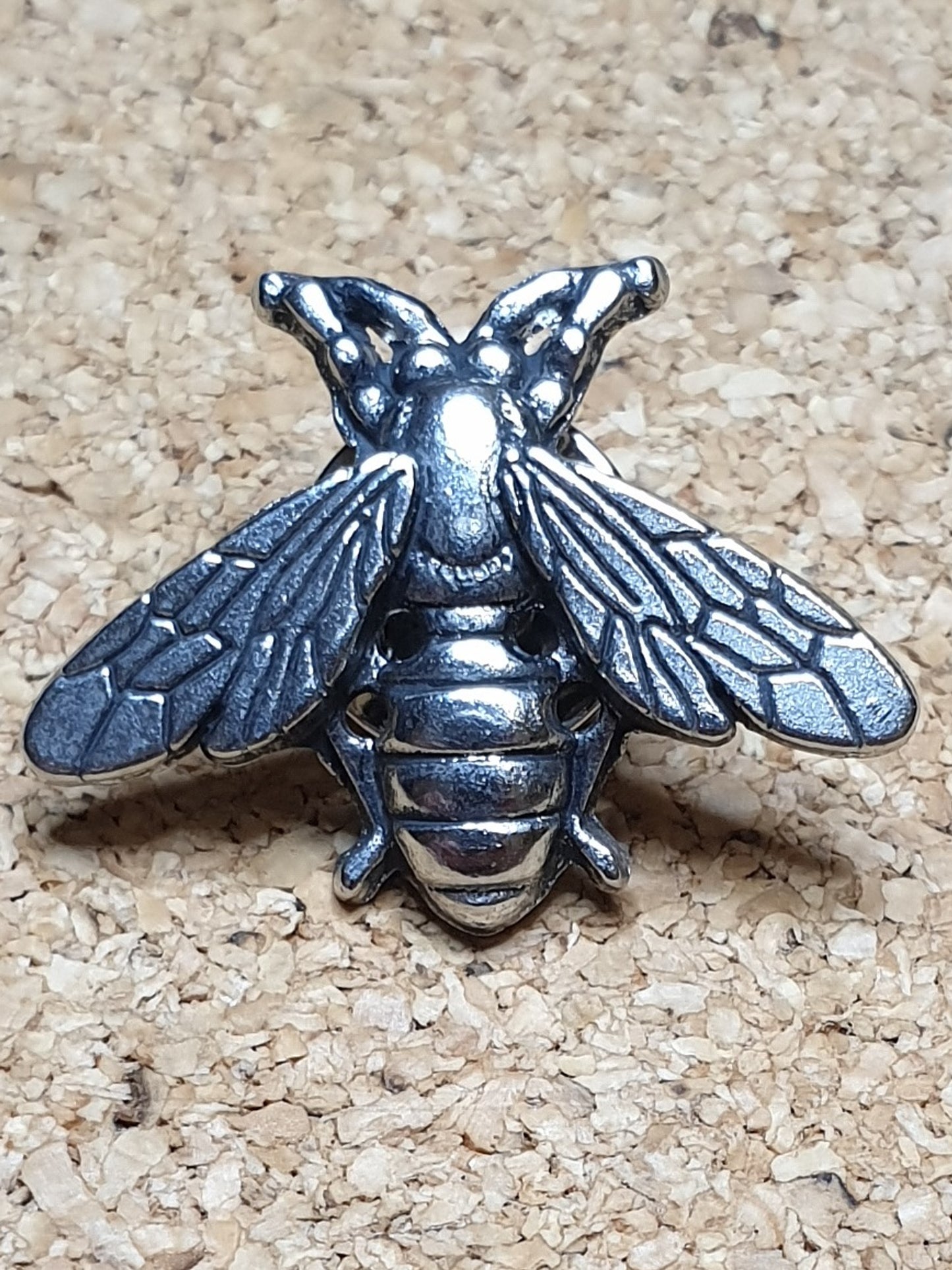 Wasp Brooch - Silver Small