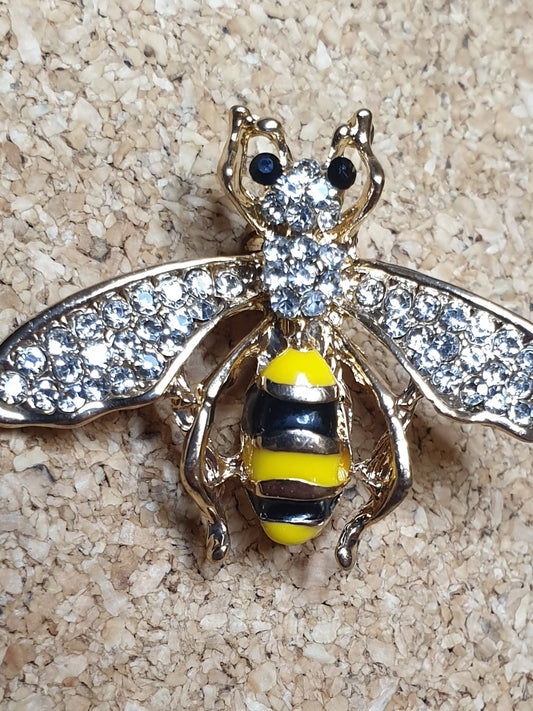 Wasp Brooch - Bright