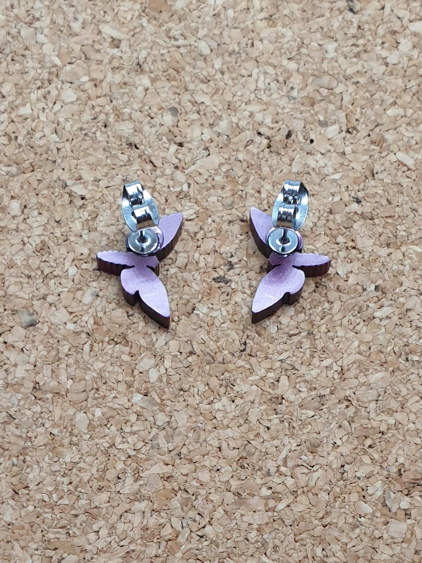 Tiny Hawkmoth stud earrings