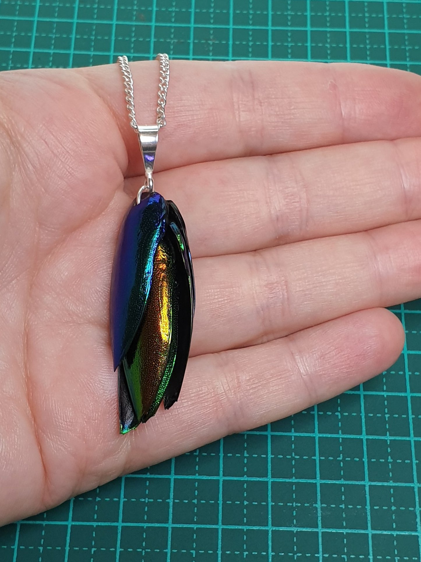 Three colours pendant - Sterling Silver